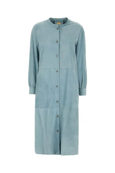 Andrea D'amico Trench & Parka In Blue