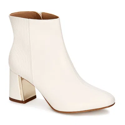 Andrea Fashion Dress Booties In White