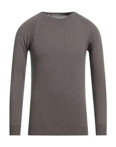 Andrea Fenzi Man Sweater Khaki Size 46 Merino Wool, Viscose, Polyamide, Cashmere In Beige