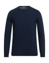 Andrea Fenzi Round-neck Pullover In Blue