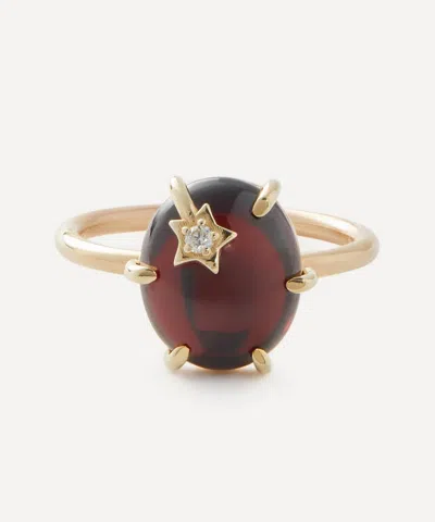 Andrea Fohrman 14ct Gold Mini Galaxy Garnet Ring