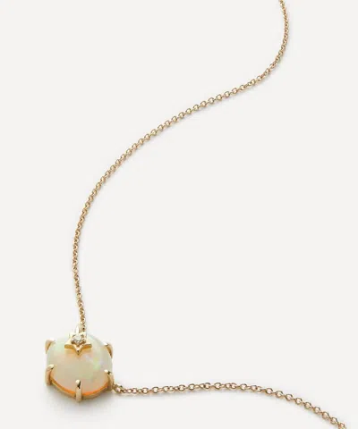 Andrea Fohrman 14ct Gold Mini Galaxy Opal Pendant Necklace