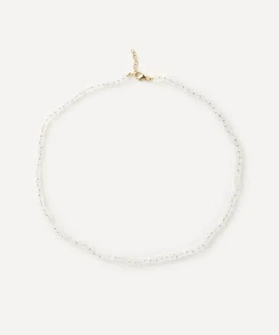 Andrea Fohrman 14ct Gold Moonstone Beaded Necklace