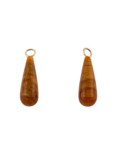 Pre-owned Andrea Fohrman 14k Opal Earring Enhancers In Multi