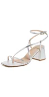 Andrea Gomez Ana Sandals Silver In Gray