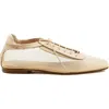Andrea Gomez Andrea  Gomez Antonia Clear Mesh Flat In Beige