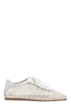 Andrea Gomez Antonia Mesh Flat In Off White