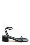 Andrea Gomez Brook Leather Sandals In Black