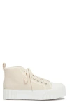 Andrea Gomez Olivia High Top Sneakers In Ivory