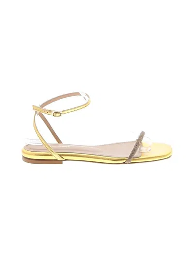 Pre-owned Andrea Gomez Sandals In Yellow