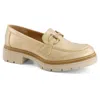 Andrea Heeled Loafers In Gold