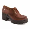 Andrea Heeled Oxfords In Brown