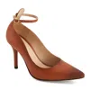 Andrea Heels With Ankle Strap In Brown