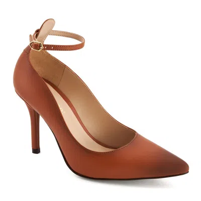 Andrea Heels With Ankle Strap In Brown