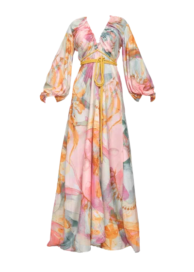 Andrea Iyamah Neema Robe In Multi