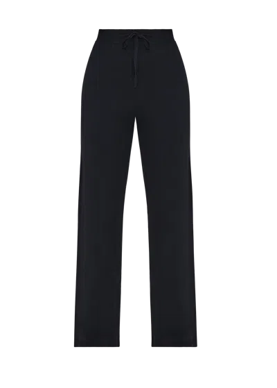 Andrea Iyamah Ally Knit Pants In Charcoal