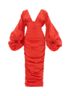 Andrea Iyamah Anida Dress In Red