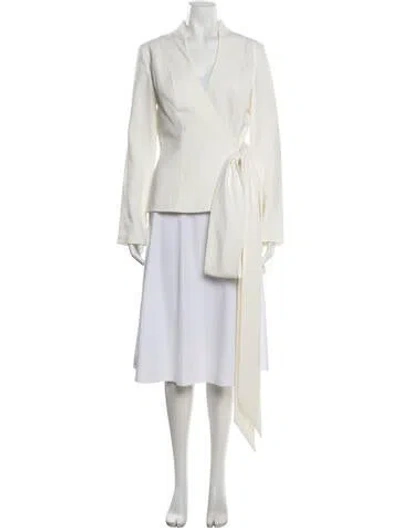 Pre-owned Andrea Iyamah Blazer W/ Tags In Neutrals