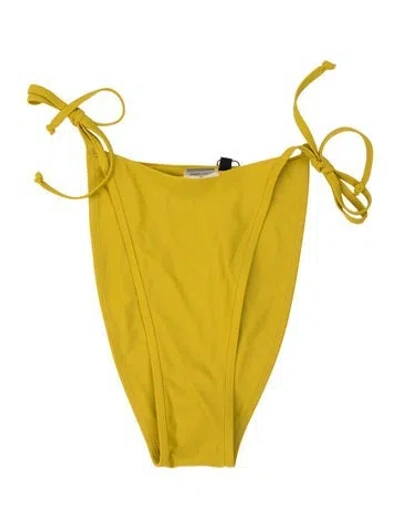 Pre-owned Andrea Iyamah Bottoms In Yellow