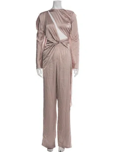 Pre-owned Andrea Iyamah Cutout Accent Pant Set W/ Tags In Green