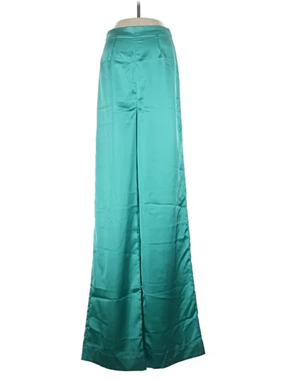 Pre-owned Andrea Iyamah Dress Pants In Teal