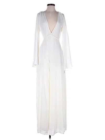 Pre-owned Andrea Iyamah Jumpsuit In Ivory