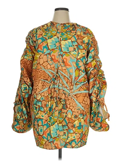 Pre-owned Andrea Iyamah Kimono In Orange