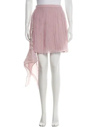 Pre-owned Andrea Iyamah Mini Skirt In Pink