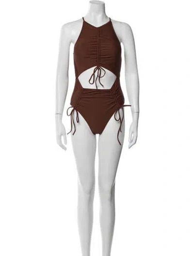 Pre-owned Andrea Iyamah One-piece In Orange