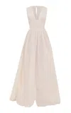 Andrea Iyamah Rexi Cotton Maxi Dress In White