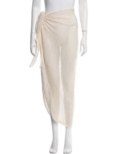 Pre-owned Andrea Iyamah Scoop Neck Sweater In Neutrals