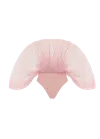Andrea Iyamah Sombra Organza Bodysuit In Pink