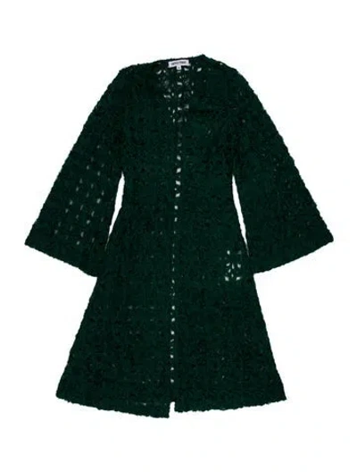 Pre-owned Andrea Iyamah Strapless Midi Length Dress In Green