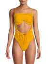 Andrea Iyamah Tiaca Sunshine One Piece Swimsuit In Sunshine