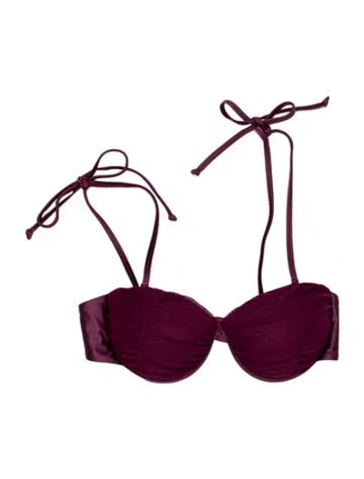 Pre-owned Andrea Iyamah Top W/ Tags In Burgundy