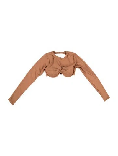 Pre-owned Andrea Iyamah Top W/ Tags In Neutrals