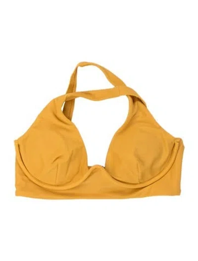 Pre-owned Andrea Iyamah Top W/ Tags In Yellow