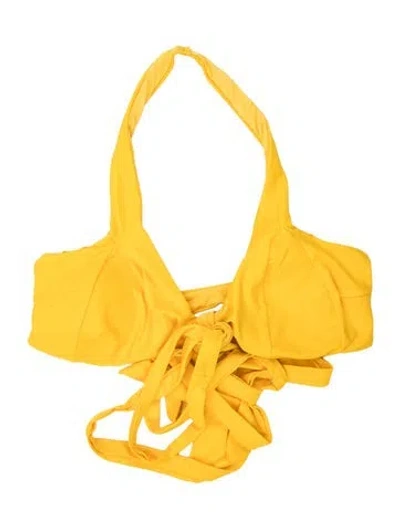 Pre-owned Andrea Iyamah Top In Yellow