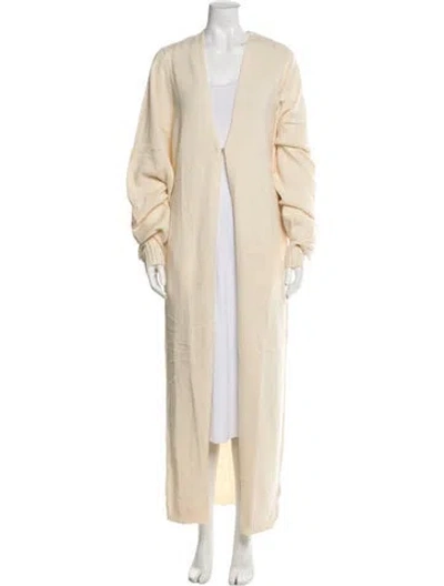 Pre-owned Andrea Iyamah V-neck Sweater W/ Tags In Neutral