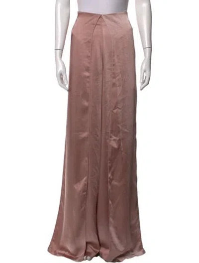 Pre-owned Andrea Iyamah Wide Leg Pants In Metallic/pink
