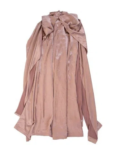 Pre-owned Andrea Iyamah Wide Leg Pants In Pink