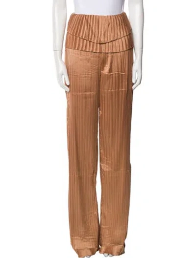 Pre-owned Andrea Iyamah Wide Leg Pants W/ Tags In Brown