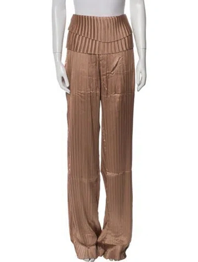 Pre-owned Andrea Iyamah Wide Leg Pants W/ Tags In Brown