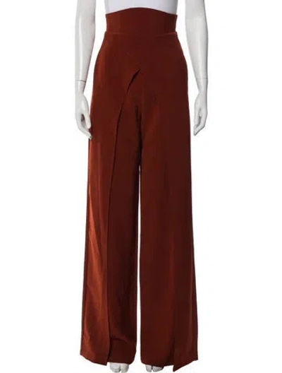 Pre-owned Andrea Iyamah Wide Leg Pants W/ Tags In Brown