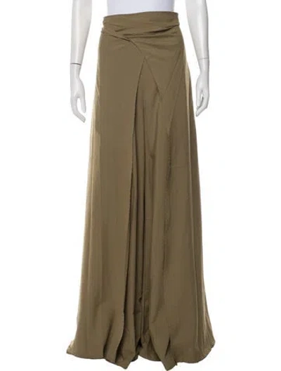 Pre-owned Andrea Iyamah Wide Leg Pants W/ Tags In Green