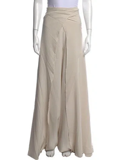 Pre-owned Andrea Iyamah Wide Leg Pants W/ Tags In Neutrals