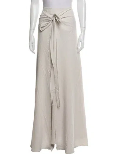 Pre-owned Andrea Iyamah Wide Leg Pants W/ Tags In Neutrals