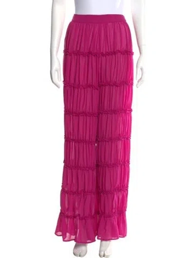 Pre-owned Andrea Iyamah Wide Leg Pants W/ Tags In Pink