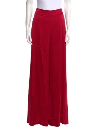 Pre-owned Andrea Iyamah Wide Leg Pants W/ Tags In Red