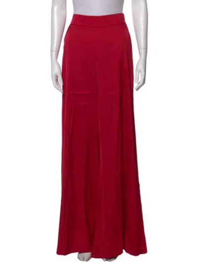 Pre-owned Andrea Iyamah Wide Leg Pants W/ Tags In Red